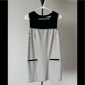 F21 - XSmall - Black & White Stripes Short Dress